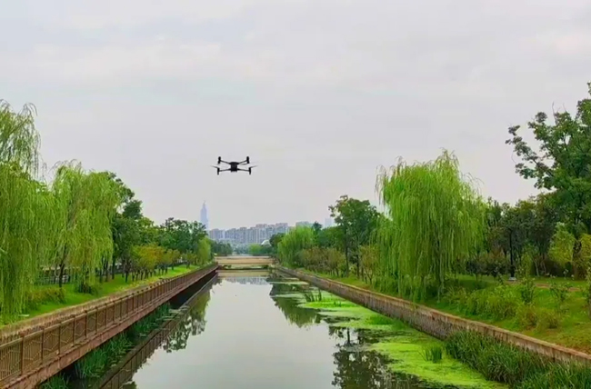 大疆机场直播巡河，“空中河长”助力智慧监管